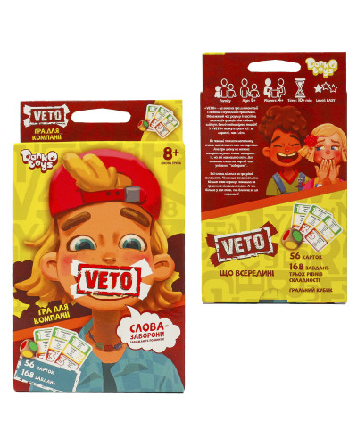 Настільна гра "VETO"