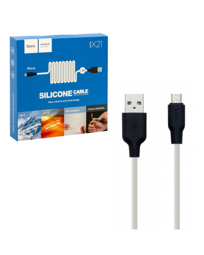 Кабель HOCO X21 Micro Silicone