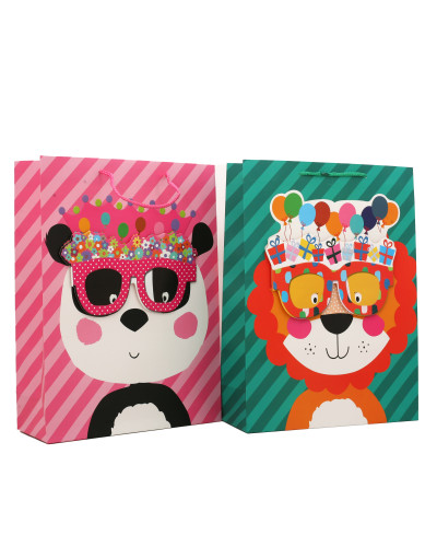 Пакет подарунковий "Nerd animals"