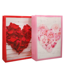Пакет подарунковий "Heart roses"
