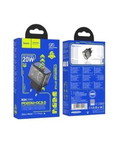 СЗУ адаптер 220V HOCO C96A single port charger (Білий)