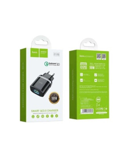 СЗУ адаптер 220V HOCO C96A single port charger (Білий)