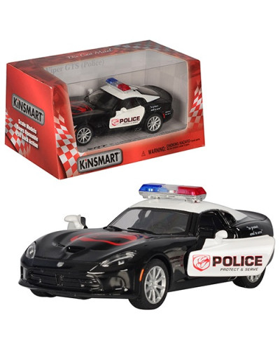 Машинка металлическая, SRT Viper GTS Police